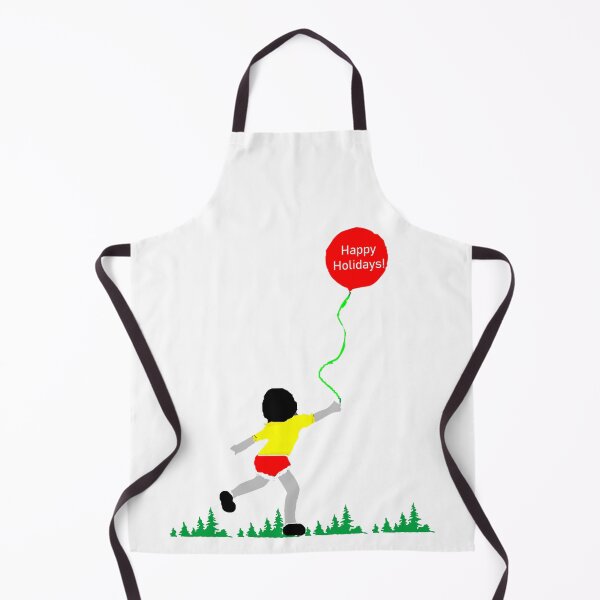 Item preview, Happy Holidays/ Child flying a balloon/Digital art designed and sold by VeenaNair23.
