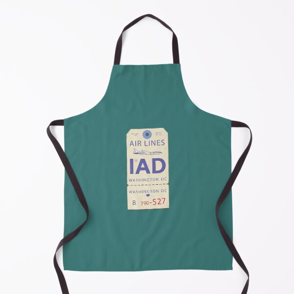 Item preview, Vintage Baggage Tag for Washington Dulles Airport - IAD Premium designed and sold by RiXin.