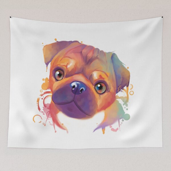 Item preview, Rainbow series: Pug designed and sold by mythicalpalette.