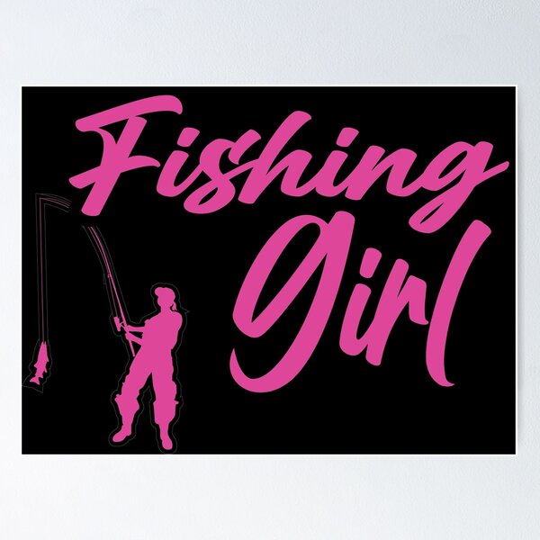 Fishing Girl Posters for Sale