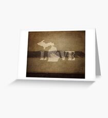 Love in Michigan Greeting Card