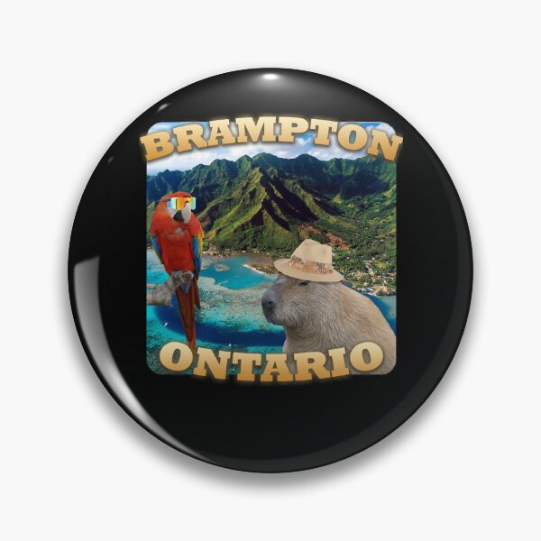 Item preview, Brampton Tourist Capybara Graphic meme designed and sold by DanaAlbert.