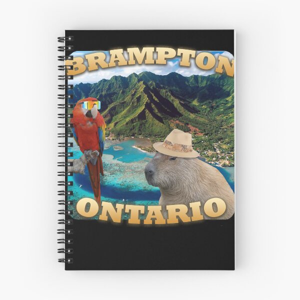 Item preview, Brampton Tourist Capybara Graphic meme designed and sold by DanaAlbert.