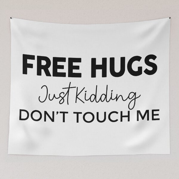 Item preview, Free Hugs Just Kidding  designed and sold by TheArtism.