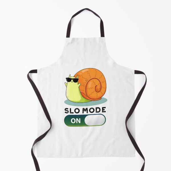 Item preview, Slo-mode Slow Motion On Funny Snail Puns designed and sold by punnybone.