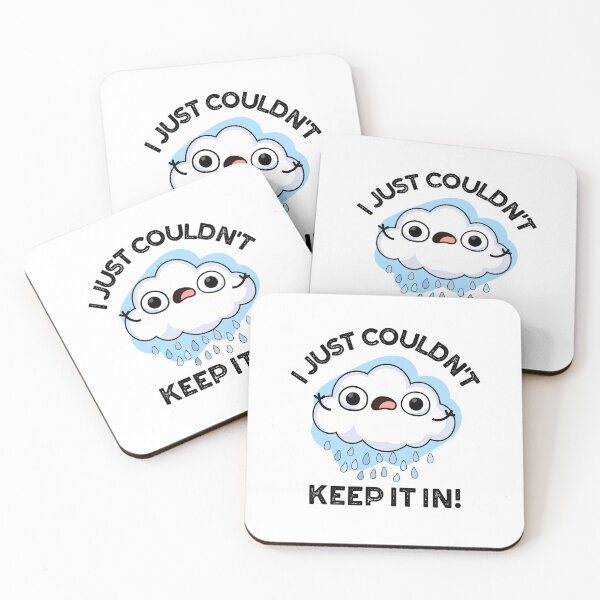 Item preview, I Just Couldn't Keep It In Funny Cloud Puns  designed and sold by punnybone.
