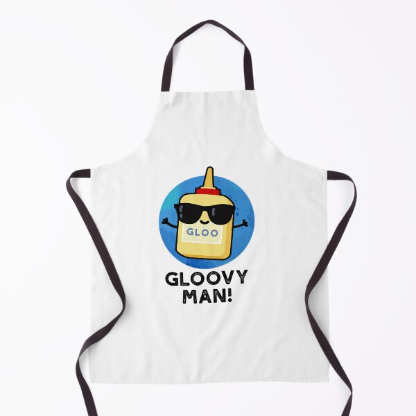 Item preview, Gloovy Man Funny Super Glue Puns  designed and sold by punnybone.