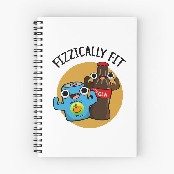Item preview, Fizzically Fit Funny Fizzy Cola Puns  designed and sold by punnybone.