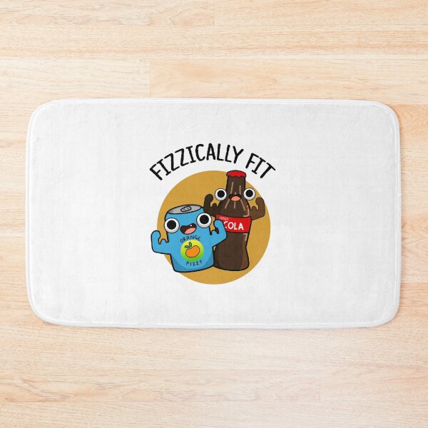 Item preview, Fizzically Fit Funny Fizzy Cola Puns  designed and sold by punnybone.
