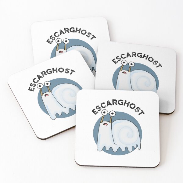 Item preview, Escarghost Funny French Ghost Snail Puns  designed and sold by punnybone.