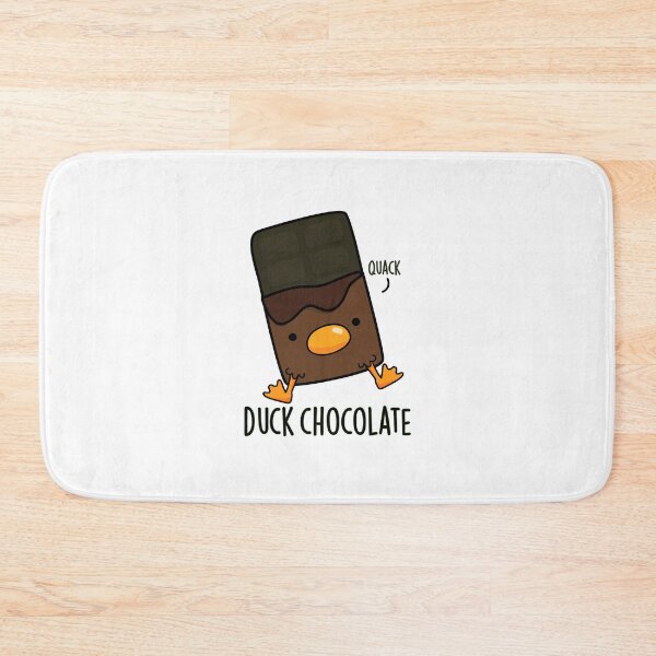 Item preview, Duck Chocolate Funny Dark Chocolate Puns  designed and sold by punnybone.