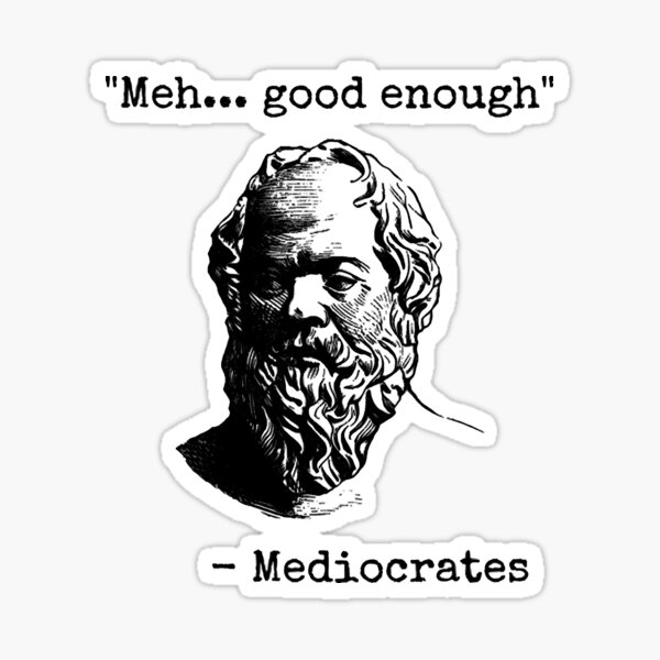 Git Gud Scrub Socrates Funny Gamer Meme | Sticker