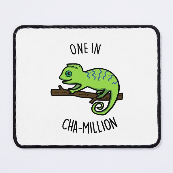 Item preview, One In Cha-Million Funny Chameleon Puns designed and sold by punnybone.