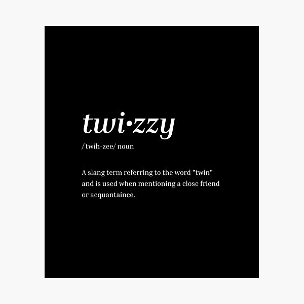 Artikelvorschau, Twizzy Wörterbuch Definition Hip Hop Humor entworfen und verkauft von EllConApparel.