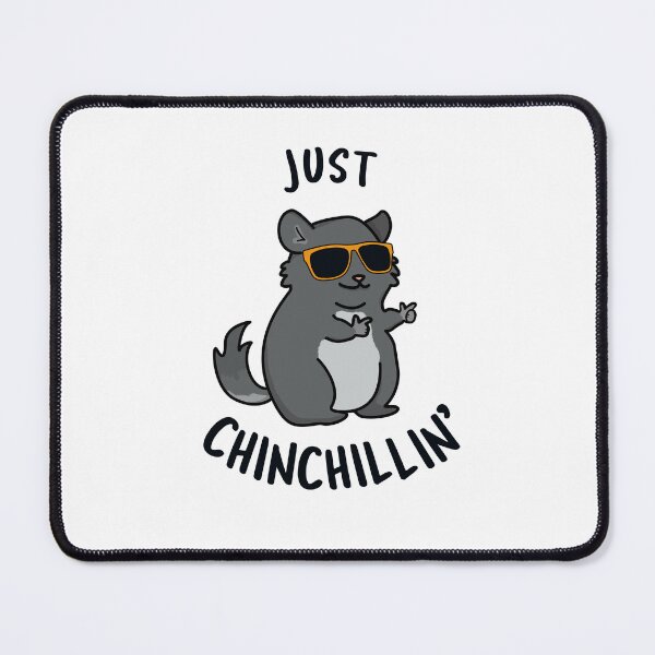 Item preview, Just Chin-Chillin Funny Chinchilla Puns designed and sold by punnybone.
