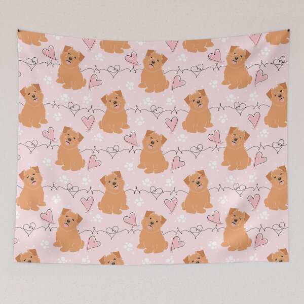 Item preview, LOVE Red Norfolk Terrier designed and sold by Lulupainting.