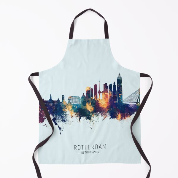 Item preview, Rotterdam The Netherlands Skyline designed and sold by ArtPrints.