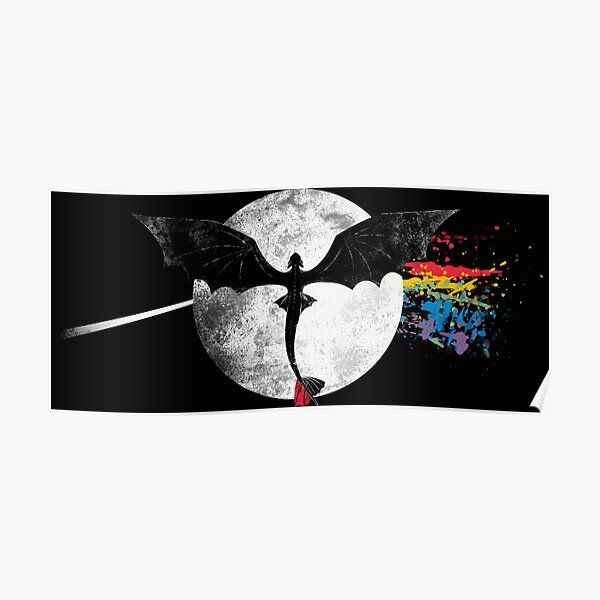 Dragon Side Of The Moonperfect Ts For Men And Women Poster For Sale By Donnadoylew Redbubble 9458