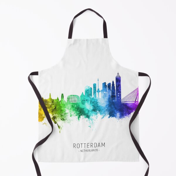 Item preview, Rotterdam The Netherlands Skyline designed and sold by ArtPrints.