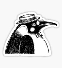 Fancy Penguin Sticker