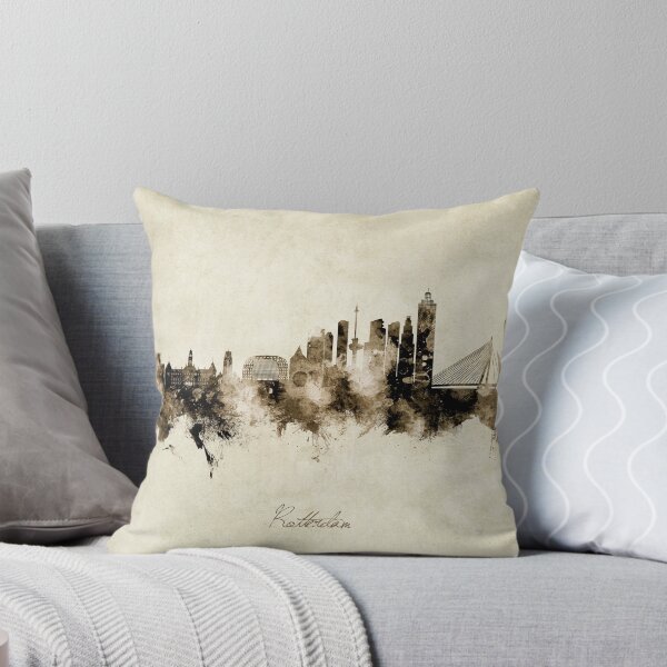 Artikelvorschau, Rotterdam The Netherlands Skyline entworfen und verkauft von ArtPrints.