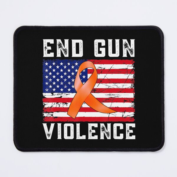 Item preview, End Gun Violence Usa Flag Ribbon Anti Gun Awareness Day designed and sold by TheeParlour.