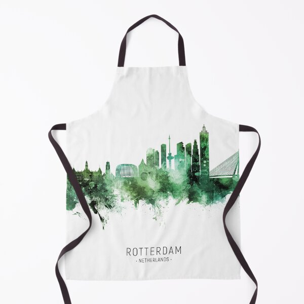 Item preview, Rotterdam The Netherlands Skyline designed and sold by ArtPrints.