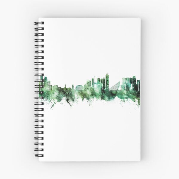 Artikelvorschau, Rotterdam The Netherlands Skyline entworfen und verkauft von ArtPrints.