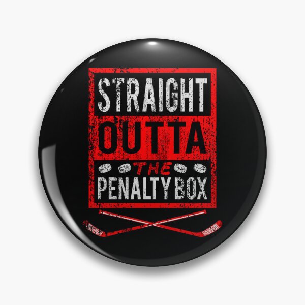 Item preview, Straight Outta The Penalty Box T-Shirt Ice Hockey Player T-Shirt Active T-Shirt designed and sold by ayeshadanaqws.