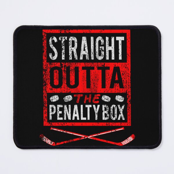 Item preview, Straight Outta The Penalty Box T-Shirt Ice Hockey Player T-Shirt Active T-Shirt designed and sold by ayeshadanaqws.
