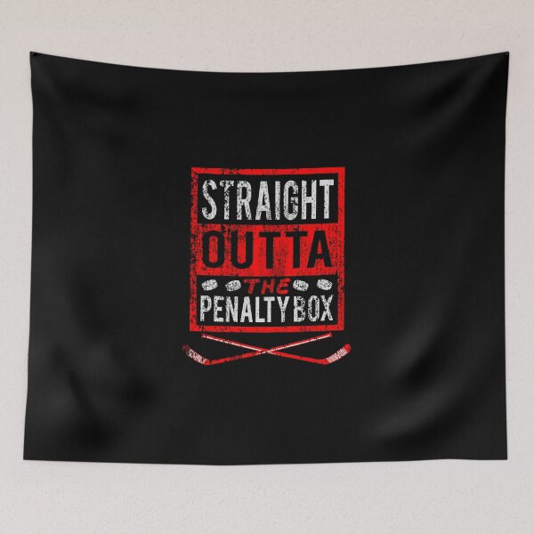 Item preview, Straight Outta The Penalty Box T-Shirt Ice Hockey Player T-Shirt Active T-Shirt designed and sold by ayeshadanaqws.