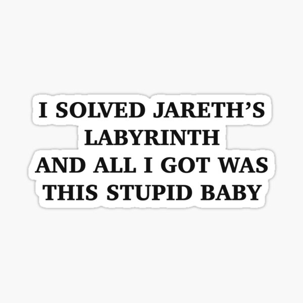 Item preview, Jareth Labyrinth  designed and sold by Blackstar Design Studio.
