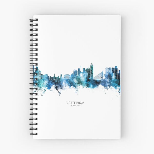 Item preview, Rotterdam The Netherlands Skyline designed and sold by ArtPrints.