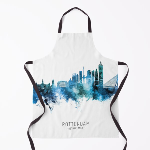 Item preview, Rotterdam The Netherlands Skyline designed and sold by ArtPrints.