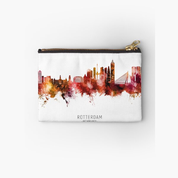 Item preview, Rotterdam The Netherlands Skyline designed and sold by ArtPrints.