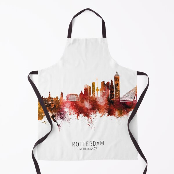 Item preview, Rotterdam The Netherlands Skyline designed and sold by ArtPrints.