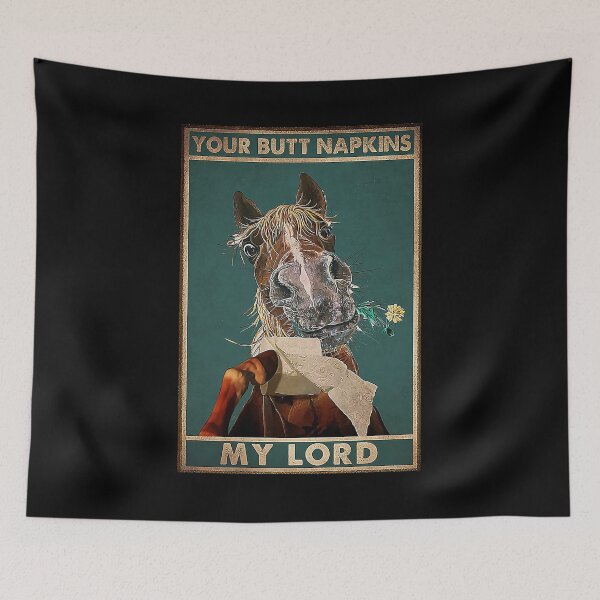 Item preview, Your Butt Napkins my lord horse lover designed and sold by koenhfu06.