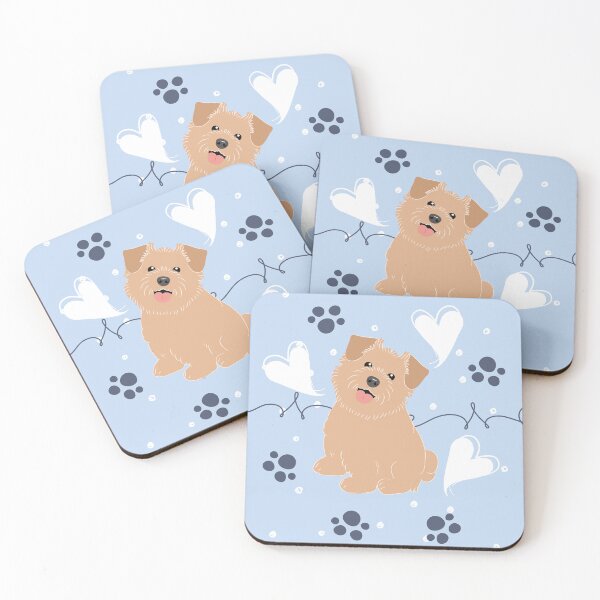 Item preview, LOVE wheaten Norfolk Terrier designed and sold by Lulupainting.