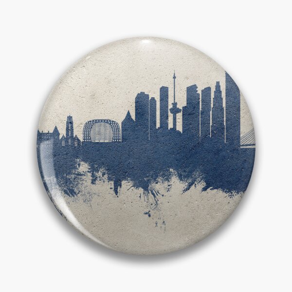 Item preview, Rotterdam The Netherlands Skyline designed and sold by ArtPrints.
