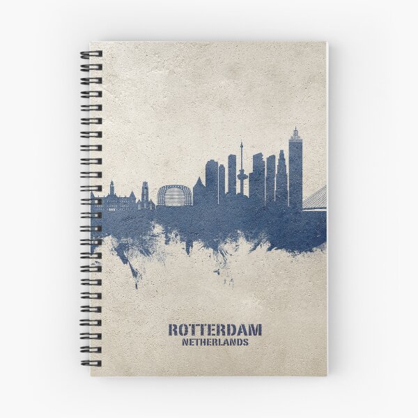 Item preview, Rotterdam The Netherlands Skyline designed and sold by ArtPrints.