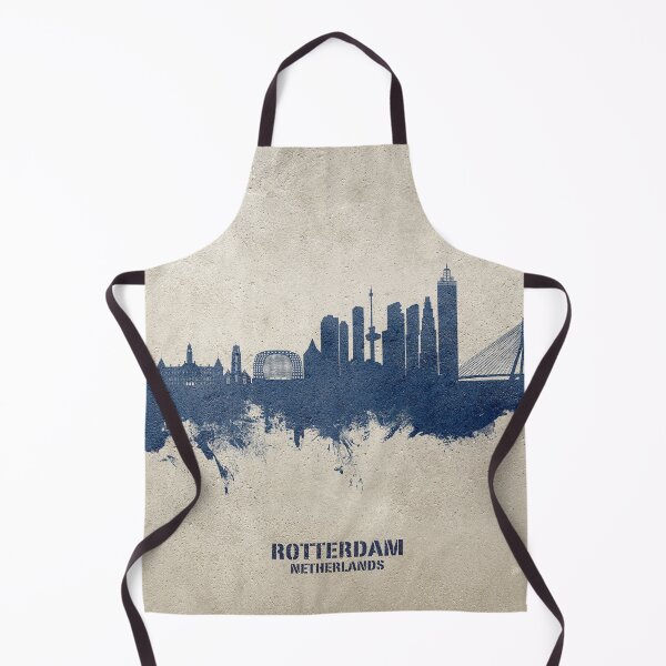 Item preview, Rotterdam The Netherlands Skyline designed and sold by ArtPrints.