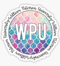 William Paterson University - Multi Color Tile Sticker