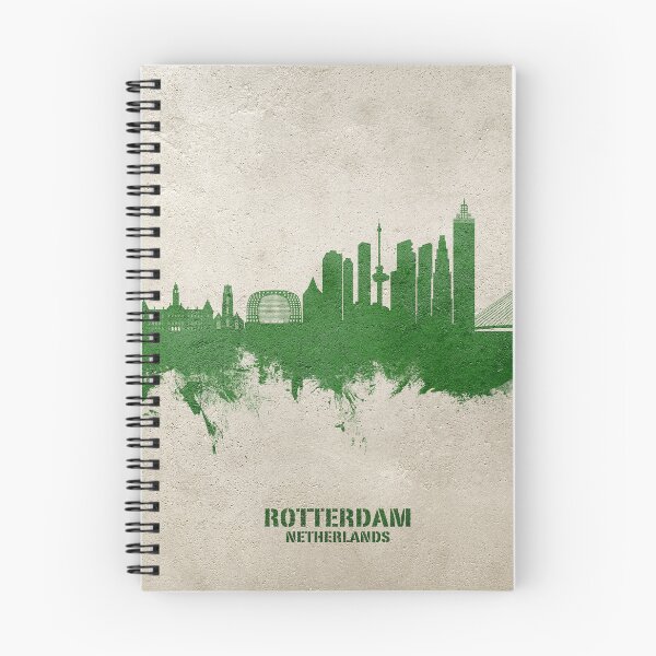 Item preview, Rotterdam The Netherlands Skyline designed and sold by ArtPrints.