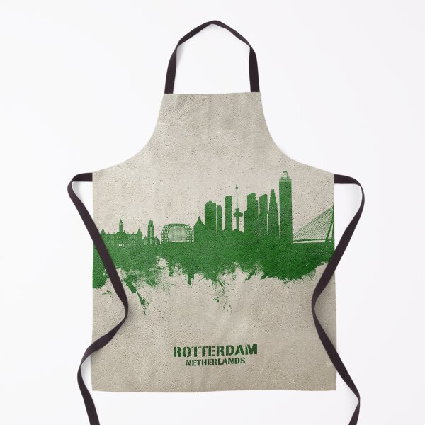 Item preview, Rotterdam The Netherlands Skyline designed and sold by ArtPrints.