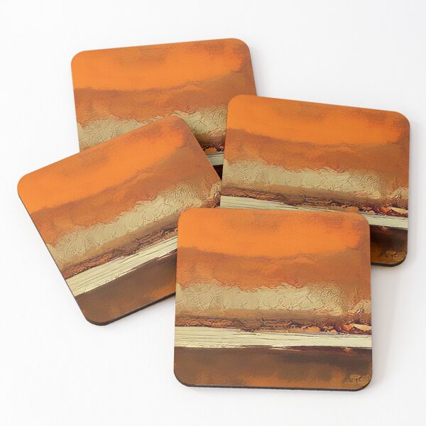 Item preview, Warm Simple Minimal Modern Art Rust Abstract designed and sold by CattlettArt.