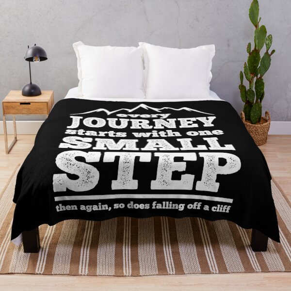 Item preview, DeMotivational: Every Journey Starts With One Small Step designed and sold by Happy Puppy Print On Demand.
