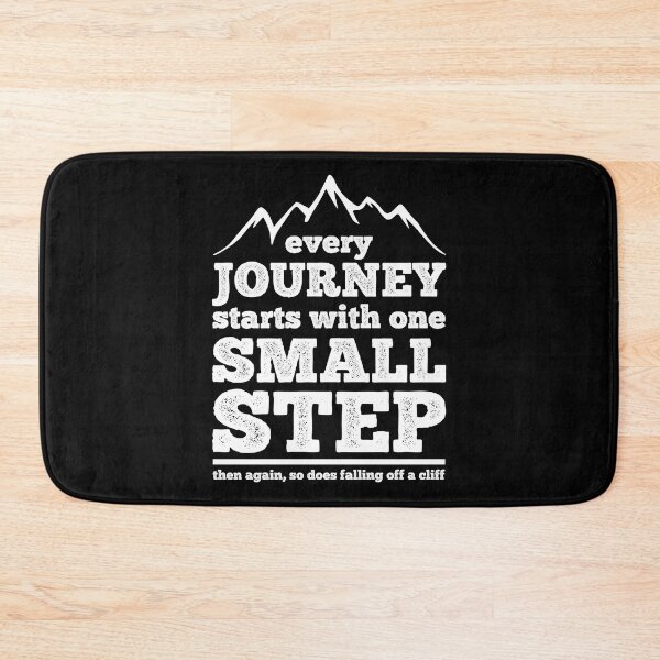 Item preview, DeMotivational: Every Journey Starts With One Small Step designed and sold by Happy Puppy Print On Demand.