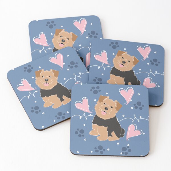 Item preview, LOVE Black Tan Norfolk Terrier designed and sold by Lulupainting.