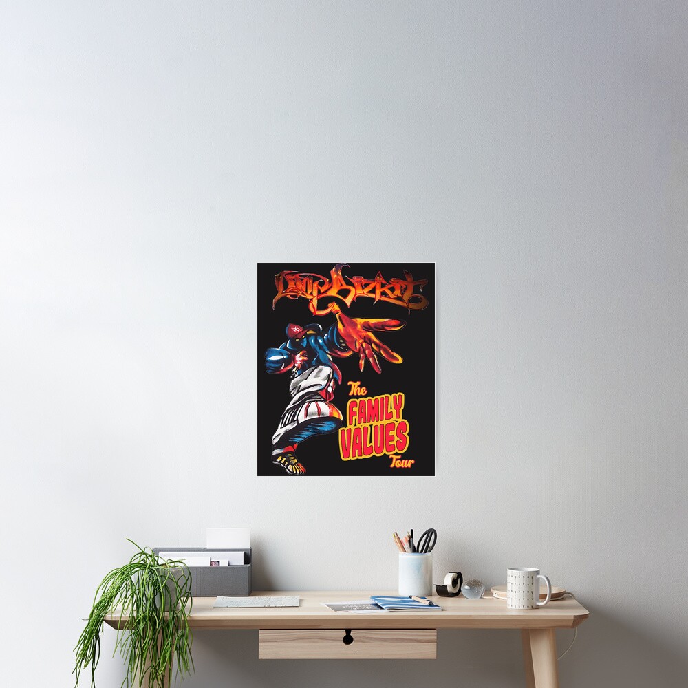 Vintage Limps Bizkits Kunstmusiklegende Poster