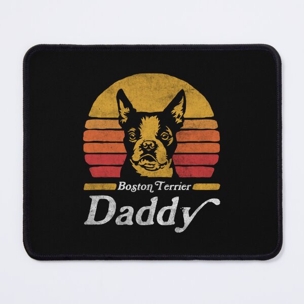 Item preview, Retro Vintage Boston Terrier Daddy designed and sold by More Cute Dogs.